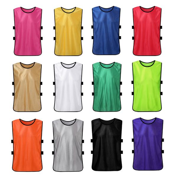 13 colors football jersey vests uniform children soccer training shirts sports tracksuits breathable team training custom, Black
13 colors football jersey vests uniform children soccer training shirts sports tracksuits breathable team training custom, Black