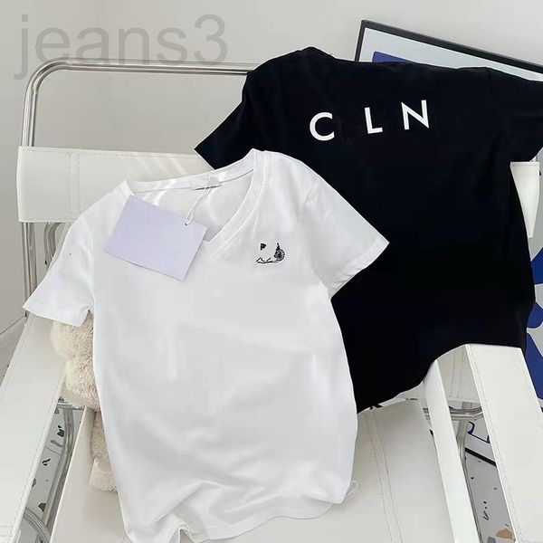 women's t-shirt designer arc de triomphe ce + 2022 summer new simple embroidery carriage v-neck short sleeve women's fashion loose, White
women's t-shirt designer arc de triomphe ce + 2022 summer new simple embroidery carriage v-neck short sleeve women's fashion loose, White