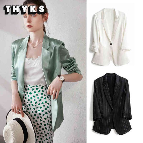 blazer women office wear chic blazers elegant suit jackets bright line stripes jacket luxury women clothes spring summer 2022 j220813, White;black
blazer women office wear chic blazers elegant suit jackets bright line stripes jacket luxury women clothes spring summer 2022 j220813, White;black