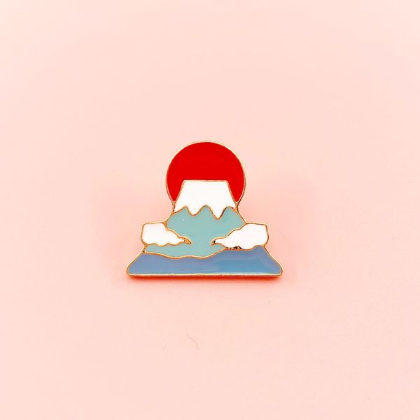 cartoon enamel fujiyama pin badge on backpack cute brooch pins for clothes broche for women girls gift, Blue
cartoon enamel fujiyama pin badge on backpack cute brooch pins for clothes broche for women girls gift, Blue