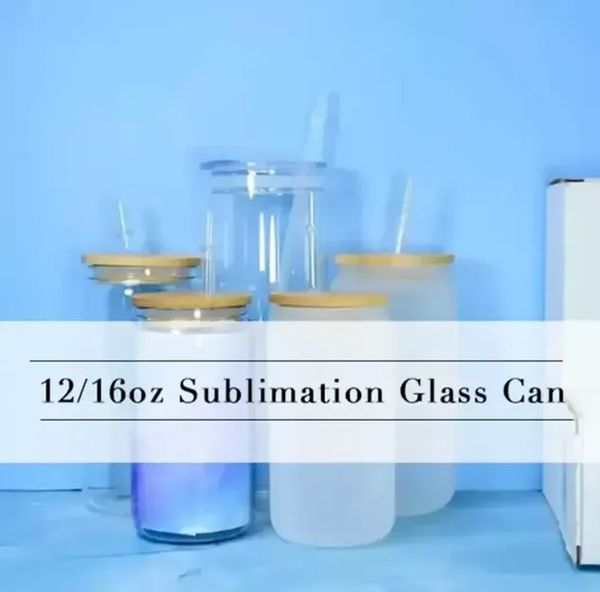 us stock 12oz 16oz sublimation glass beer mugs with bamboo lid straw diy frosted clear drinking utensil coffee wine milk beer cola juice col
us stock 12oz 16oz sublimation glass beer mugs with bamboo lid straw diy frosted clear drinking utensil coffee wine milk beer cola juice col