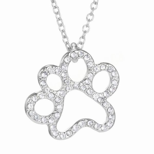 footprint dog cat paw pendant women necklace rhinestone pet animal cute jewelry accessories gift party fashion bijoux, Silver
footprint dog cat paw pendant women necklace rhinestone pet animal cute jewelry accessories gift party fashion bijoux, Silver