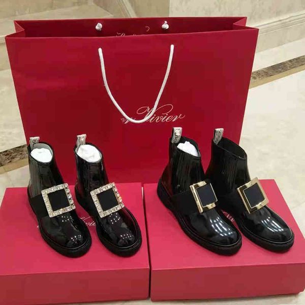 boots yang mi star's same martin boots women's autumn metal square buckle short and leather, Black
boots yang mi star's same martin boots women's autumn metal square buckle short and leather, Black