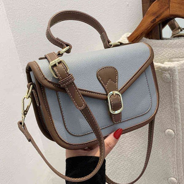 vintage flap shoulder crossbody bags for women 2021 pu leather women's designer panelled handbag female travel messenger bag g220509
vintage flap shoulder crossbody bags for women 2021 pu leather women's designer panelled handbag female travel messenger bag g220509