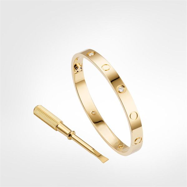 love screw bracelet 5.0 mens bracelets 4diamonds designer bangle luxury jewelry women titanium steel alloy gold-plated craft gold 252a, Black
love screw bracelet 5.0 mens bracelets 4diamonds designer bangle luxury jewelry women titanium steel alloy gold-plated craft gold 252a, Black