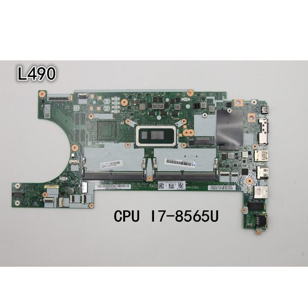 Laptop Motherboard for Lenovo ThinkPad L490/L590 Motherboard Mainboard NM-B931 CPU I7-8565U FRU 02DM266 02DM144