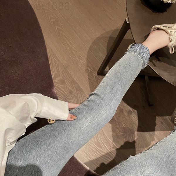women's jeans designer cd2022ss spring and summer new fashion brand slim fit elastic denim bottoms waist letter trouser leg watermark t, Blue
women's jeans designer cd2022ss spring and summer new fashion brand slim fit elastic denim bottoms waist letter trouser leg watermark t, Blue