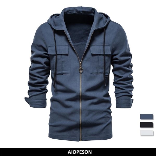 aiopeson spring 100% cotton hooded thin jacket for men long sleeve pocket slim fit retro zipper mens shirts outwear men clothing 220817, Black;brown
aiopeson spring 100% cotton hooded thin jacket for men long sleeve pocket slim fit retro zipper mens shirts outwear men clothing 220817, Black;brown