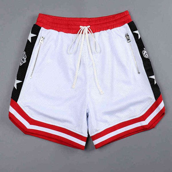 men's casual shorts summer new running fitness fast-drying trend short pants loose basketball training breathable mesh, White;black
men's casual shorts summer new running fitness fast-drying trend short pants loose basketball training breathable mesh, White;black