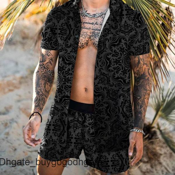 men's casual fashion shirts luxury men tracksuits hawaiian sets printing short sleeve button shirt summer beach shorts tees streetwear, White;black
men's casual fashion shirts luxury men tracksuits hawaiian sets printing short sleeve button shirt summer beach shorts tees streetwear, White;black