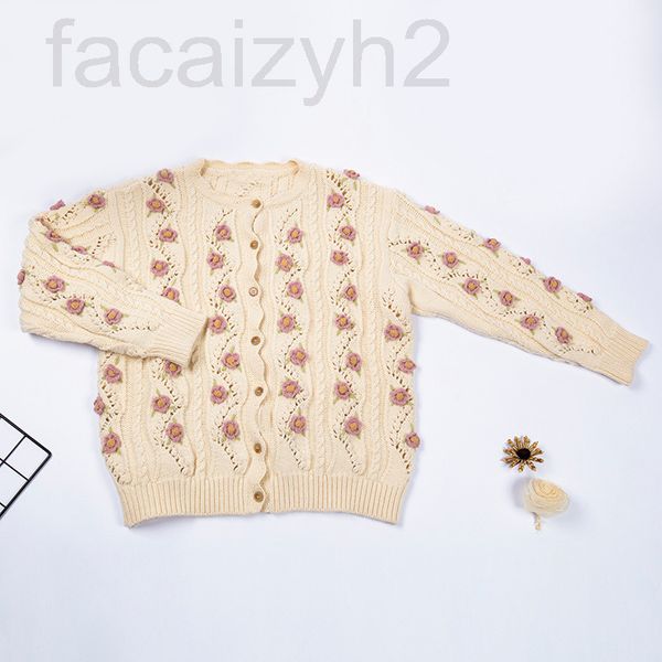 women's knits & tees designer tongxiang puyuan garment handmade jacquard sweater women's heavy industry sweet french knitted cardi, White
women's knits & tees designer tongxiang puyuan garment handmade jacquard sweater women's heavy industry sweet french knitted cardi, White