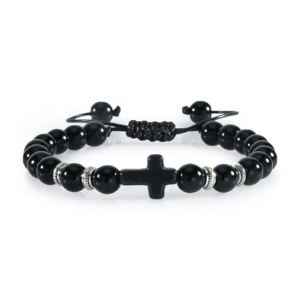 beaded strands men women braided bracelet natural stone christian bless jesus cross hematite bead bracelets bangles prayer handmade jew, Black
beaded strands men women braided bracelet natural stone christian bless jesus cross hematite bead bracelets bangles prayer handmade jew, Black