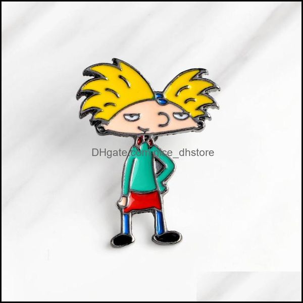 pinsbrooches jewelry cartoon arnold pins fun boy enamel pin collection fashion tv show brooch for friends backpack lapel b dhflp, Gray
pinsbrooches jewelry cartoon arnold pins fun boy enamel pin collection fashion tv show brooch for friends backpack lapel b dhflp, Gray