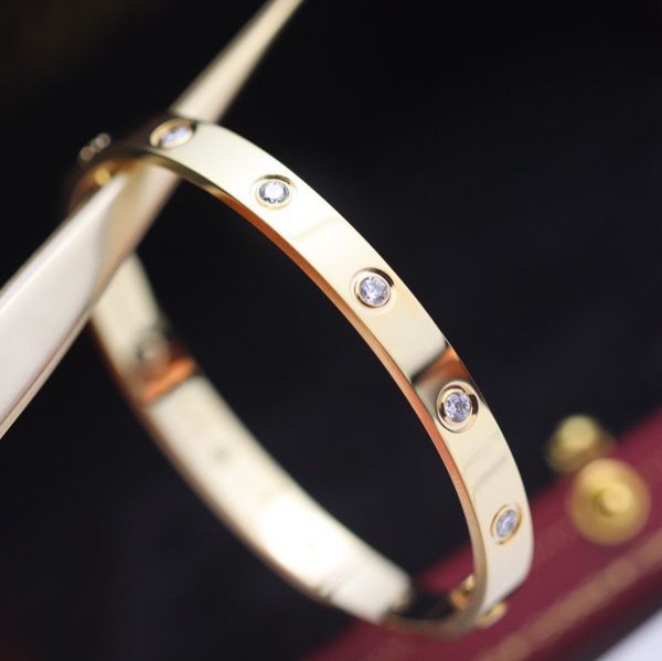 love designer bracelet good gift women men couple bracelet titanium steel screw bangle charm jewelry valentines day party white diamond brac, Golden;silver
love designer bracelet good gift women men couple bracelet titanium steel screw bangle charm jewelry valentines day party white diamond brac, Golden;silver