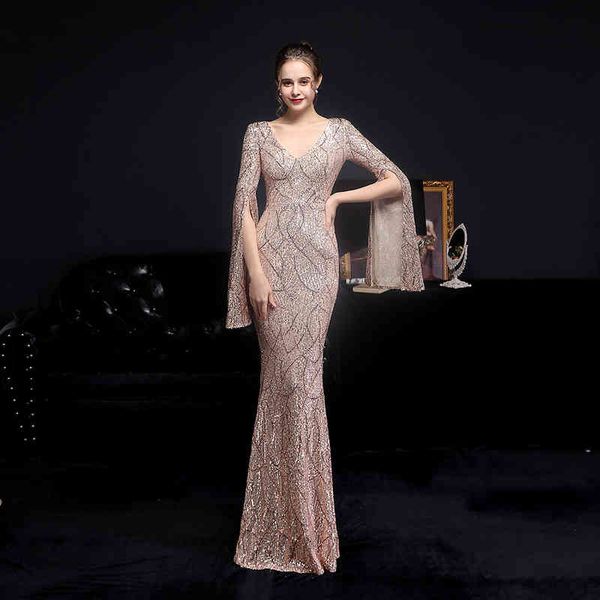 casual dresses white elegant party maxi gold sequin evening women long sleeve prom s0j6, Black;gray
casual dresses white elegant party maxi gold sequin evening women long sleeve prom s0j6, Black;gray