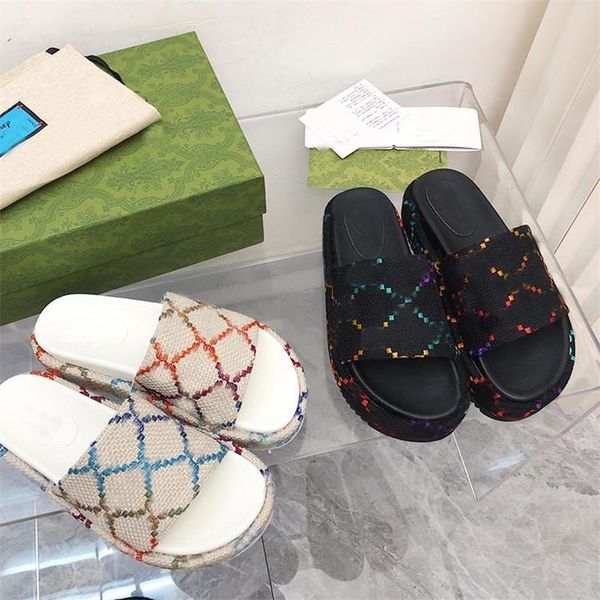 slippers women designer platform slide sandal casual shoes rubber bottom multicolor canvas velvet printing slipper outdoor party sandals, Black
slippers women designer platform slide sandal casual shoes rubber bottom multicolor canvas velvet printing slipper outdoor party sandals, Black