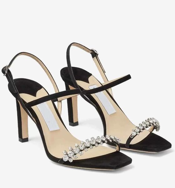 factory sales summer brand meira sandals shoes crystal embellished strappy pumps feminine stiletto heel evening dress bridal wedding dress e, Black
factory sales summer brand meira sandals shoes crystal embellished strappy pumps feminine stiletto heel evening dress bridal wedding dress e, Black