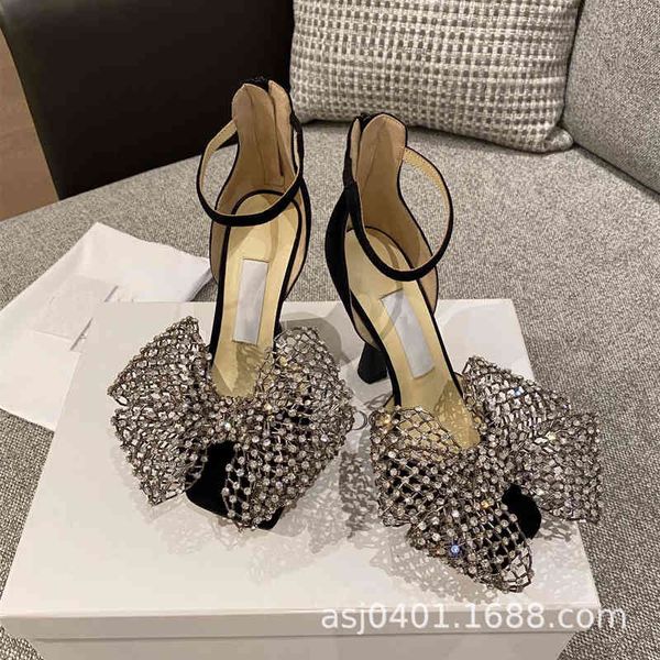 sandals spring and summer fish mouth sandals single shoes female pointed fairy windnet drill three-dimensional bow tie thin heel fashion hig, Black
sandals spring and summer fish mouth sandals single shoes female pointed fairy windnet drill three-dimensional bow tie thin heel fashion hig, Black