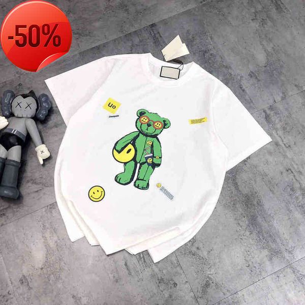 factory wholesale xinfengshang versatile t-shirt glasses green smiling face cartoon couple half sleeve same korean version purchas, White
factory wholesale xinfengshang versatile t-shirt glasses green smiling face cartoon couple half sleeve same korean version purchas, White