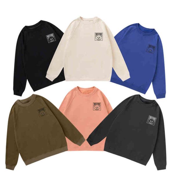 men's hoodies & sweatshirts spring loose casual letter cartoon small checkered bear print round neck pullover long sleeve sweater for m, Black
men's hoodies & sweatshirts spring loose casual letter cartoon small checkered bear print round neck pullover long sleeve sweater for m, Black