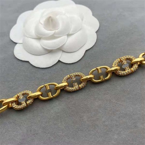 design jewel twist chain rhinestone necklace bracelet brass neckband, Black
design jewel twist chain rhinestone necklace bracelet brass neckband, Black