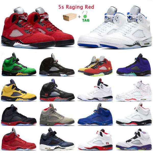 5s raging red mens basketball shoes jumpman 5 hyper royal og black metallic blue suede international flight men trainers outdoor sports
5s raging red mens basketball shoes jumpman 5 hyper royal og black metallic blue suede international flight men trainers outdoor sports