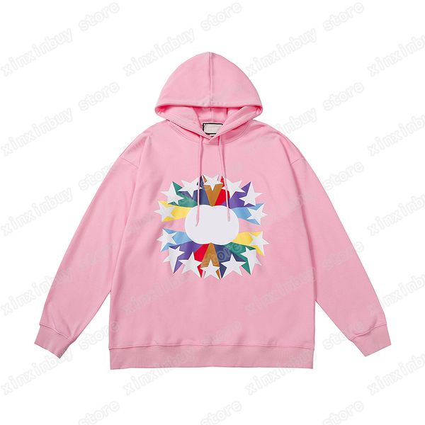 22ss men women designer sweatshirts hoodies rainbow five-pointed star letters cotton casual fashion men black m-xl
22ss men women designer sweatshirts hoodies rainbow five-pointed star letters cotton casual fashion men black m-xl