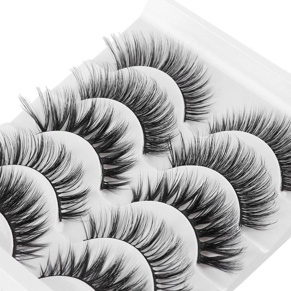 5pairs 3d faux mink hair lashes natural wispy long cross handmade multilayer reusable false eyelashes extension eye makeup tools 220524
5pairs 3d faux mink hair lashes natural wispy long cross handmade multilayer reusable false eyelashes extension eye makeup tools 220524