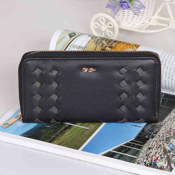 woven women's long wallet large capacity multi-function mobile phone bag multi card simple wallet 220712, Red;black
woven women's long wallet large capacity multi-function mobile phone bag multi card simple wallet 220712, Red;black