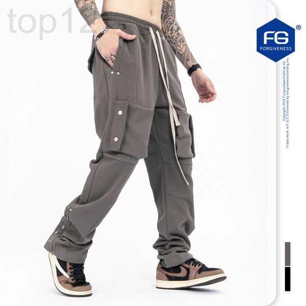 men's pants designer fg men's clothing 2021 autumn and winter new tide brand high street micro horn side button zipper tooling vib, Black
men's pants designer fg men's clothing 2021 autumn and winter new tide brand high street micro horn side button zipper tooling vib, Black