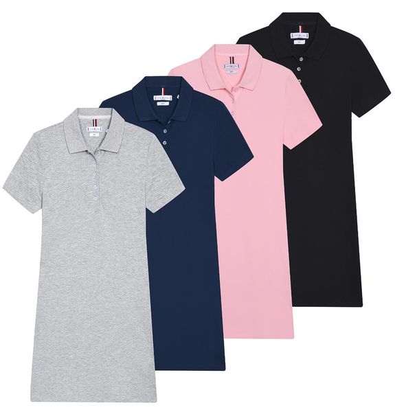 womens designer trend polo dress exquisite embroidery decoration women casual summer dress lapel neck a line high quality, Black;gray
womens designer trend polo dress exquisite embroidery decoration women casual summer dress lapel neck a line high quality, Black;gray