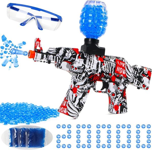 electric water gel ball gun toy blaster ak 47 continuous fire eco-friendly 20000 bullets beads goggles outdoor shooting team game for kids b
electric water gel ball gun toy blaster ak 47 continuous fire eco-friendly 20000 bullets beads goggles outdoor shooting team game for kids b