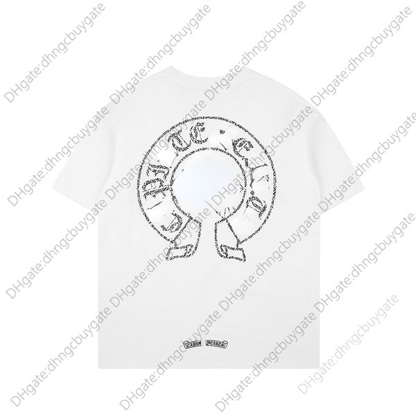 fashion designer ch short sleeve loose couple cotton horseshoe sanskrit cross youth casual ins versatile t-shirt mens clothes fashion brand, White;black
fashion designer ch short sleeve loose couple cotton horseshoe sanskrit cross youth casual ins versatile t-shirt mens clothes fashion brand, White;black