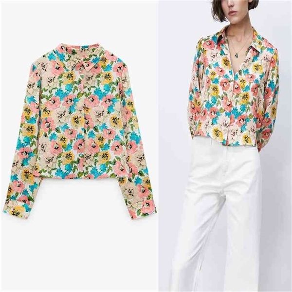 vintage floral print cropped shirt women long sleeve spring blouse female fashion button up elegant fitted 210524, White
vintage floral print cropped shirt women long sleeve spring blouse female fashion button up elegant fitted 210524, White