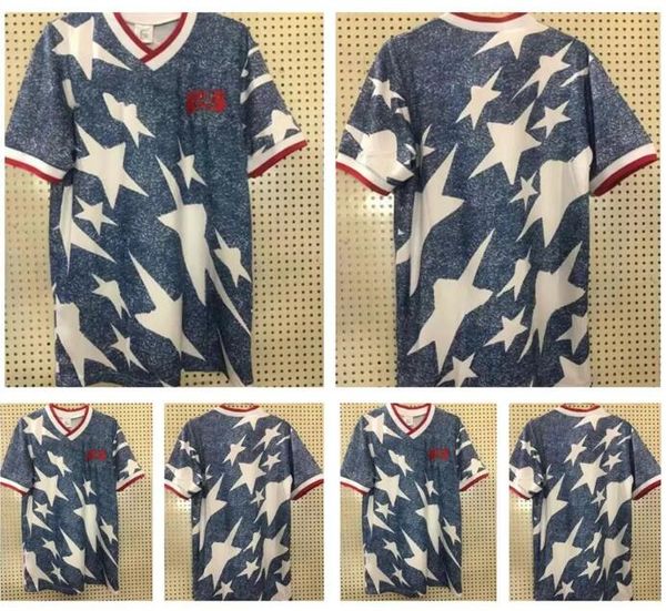 america retro soccer jersey 1994 1995 classic football shirt vintage camisa de futebol 94 95 home blue national team uniform, Black;yellow
america retro soccer jersey 1994 1995 classic football shirt vintage camisa de futebol 94 95 home blue national team uniform, Black;yellow