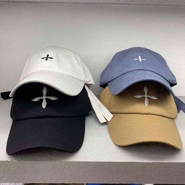 star's same cross embroidered baseball cap street women's fashion brand adjustable soft leisure sunscreen cap, Blue;gray
star's same cross embroidered baseball cap street women's fashion brand adjustable soft leisure sunscreen cap, Blue;gray