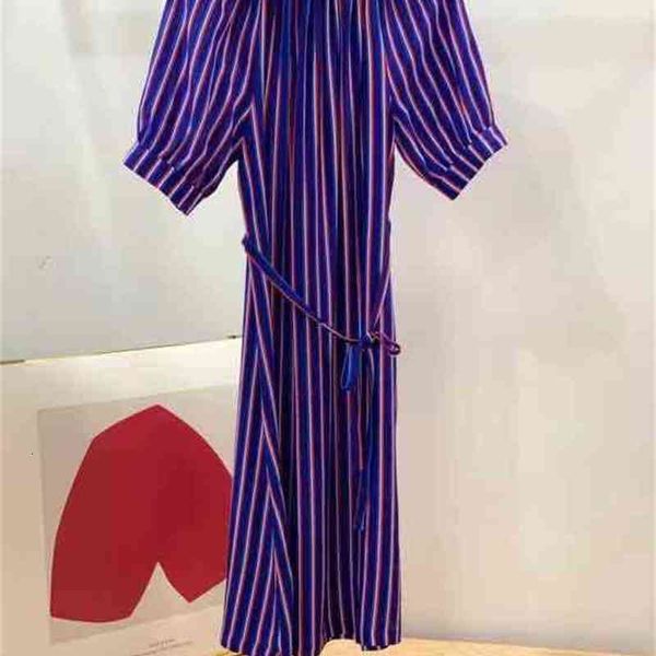 casual dresses slim vertical stripe silk dress summer pure original, Black;gray 
casual dresses slim vertical stripe silk dress summer pure original, Black;gray