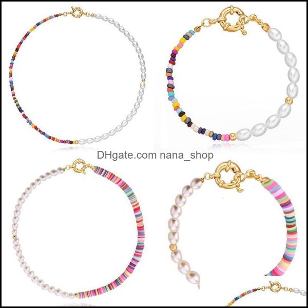 chokers necklaces pendants jewelry boho colorf beaded soft y necklace for women girils 2021 fashion simple imitation pearl short choker co, Golden;silver
chokers necklaces pendants jewelry boho colorf beaded soft y necklace for women girils 2021 fashion simple imitation pearl short choker co, Golden;silver