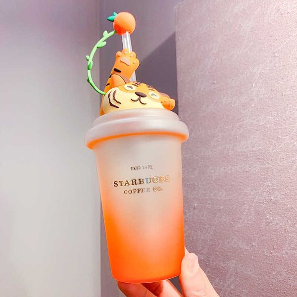 limited starbucks cup 2022 cute tiger gradient glass straw cup pink girl heart office home water cup
limited starbucks cup 2022 cute tiger gradient glass straw cup pink girl heart office home water cup