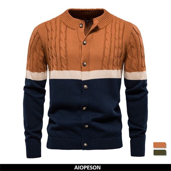 aiopson 100% cotton men's cardigan stitching with buttons thick winter sweater male casual fashion cardigan men, Black;brown
aiopson 100% cotton men's cardigan stitching with buttons thick winter sweater male casual fashion cardigan men, Black;brown