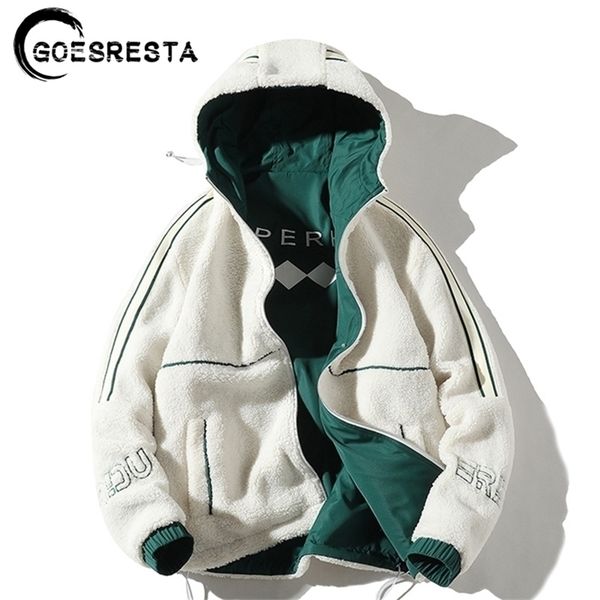 men's jacket double-sided wear lalambswool winter brand jacket casual warm thick parkas coat man hooded men's clothing 201127, Black;brown
men's jacket double-sided wear lalambswool winter brand jacket casual warm thick parkas coat man hooded men's clothing 201127, Black;brown