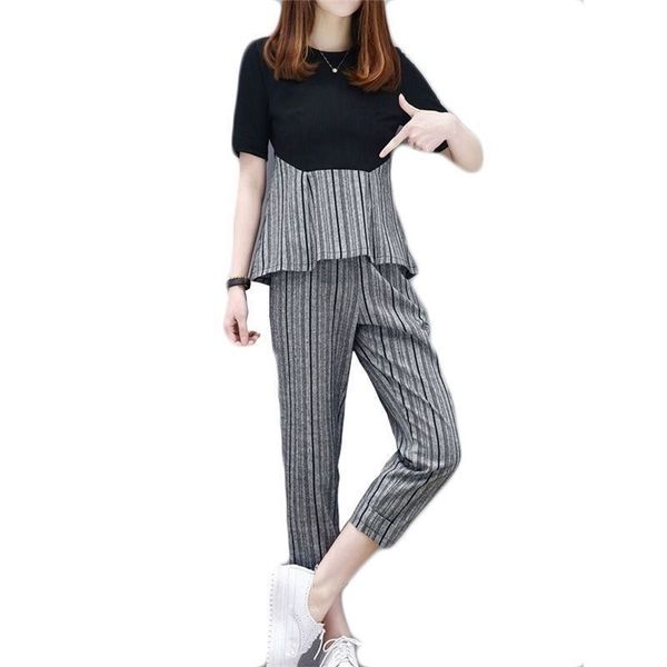 yiciya plus size tracksuit for women 2 piece set outfits striped and pants suits co ord 2020 summer clothes black sportswear lj201126, White
yiciya plus size tracksuit for women 2 piece set outfits striped and pants suits co ord 2020 summer clothes black sportswear lj201126, White