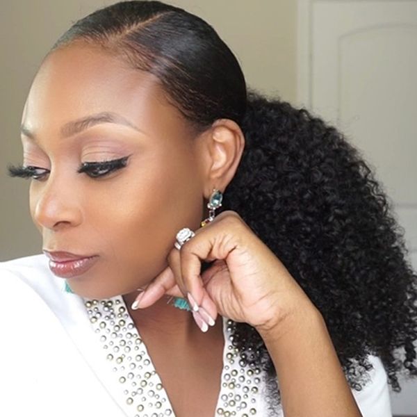 afro puff kinky curly ponytail 100% brazilian human hair drawstring ponytail with clip for women natural black #2 #4 brown 120g
afro puff kinky curly ponytail 100% brazilian human hair drawstring ponytail with clip for women natural black #2 #4 brown 120g