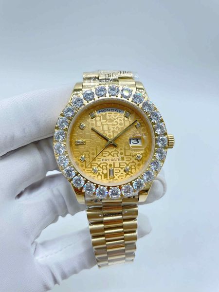 men's watch mens 2813 movement automatic mechanical wristwatch diamond iced out gold stainless steel strap wristwatches fashion designe, Slivery;brown
men's watch mens 2813 movement automatic mechanical wristwatch diamond iced out gold stainless steel strap wristwatches fashion designe, Slivery;brown