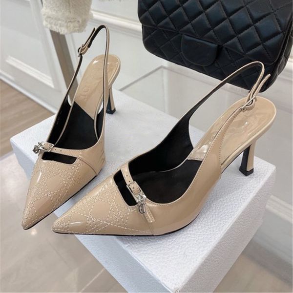 spring and summer new leather sandals pointed stilettos shallow mouth sandals party dress formal high heels size 35-39, Black
spring and summer new leather sandals pointed stilettos shallow mouth sandals party dress formal high heels size 35-39, Black