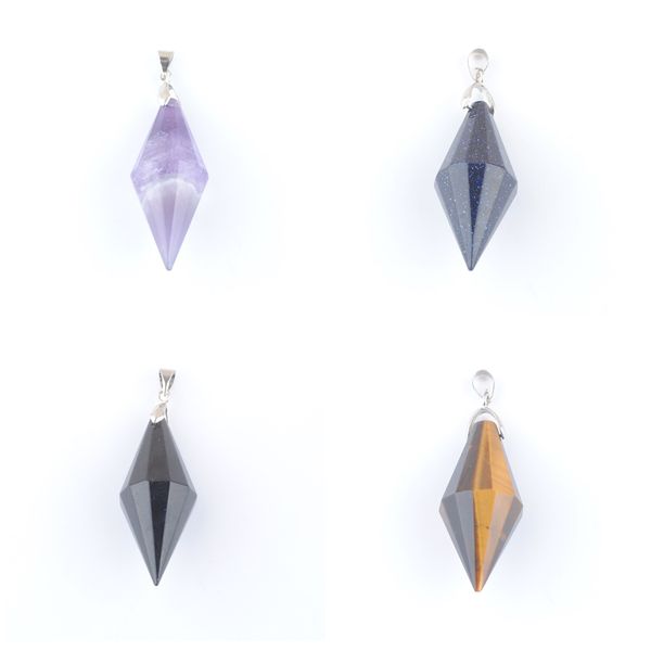 natural stone pendants fashion jewelry for women man gift pyramid beads amethyst blue sand opal rose quartzs crystal beads dbn435, Silver
natural stone pendants fashion jewelry for women man gift pyramid beads amethyst blue sand opal rose quartzs crystal beads dbn435, Silver