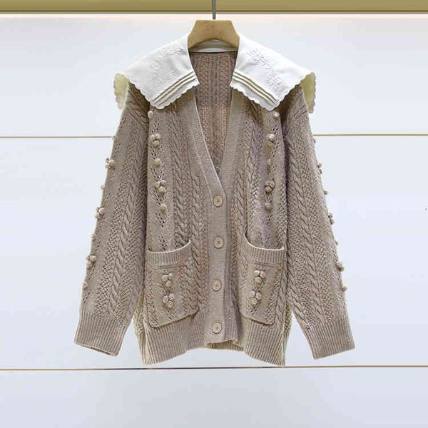 women's knits & tees fadan s family women's early autumn dress lady wave detachable lace collar knitted cardigan, White
women's knits & tees fadan s family women's early autumn dress lady wave detachable lace collar knitted cardigan, White