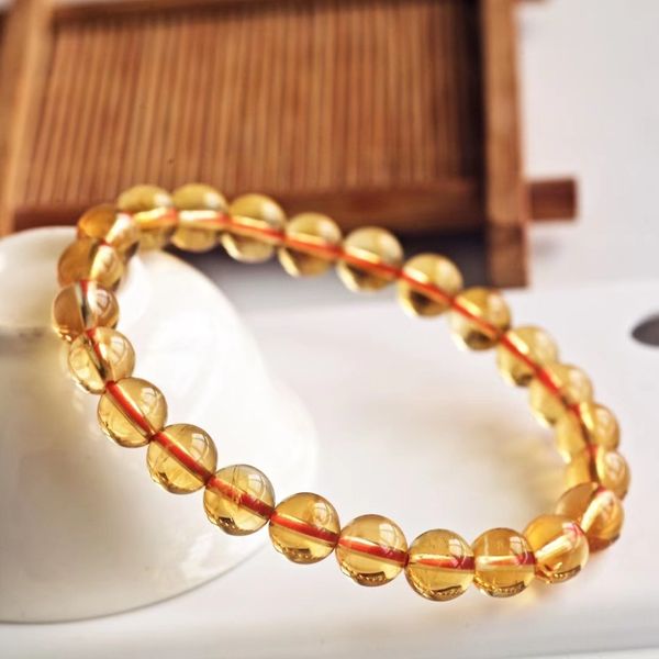 natural yellow citrine quartz gemstone round beads bracelet wealthy woman beads crystal brazil gift 7mm 8mm 9mm aaaaa, Silver 
natural yellow citrine quartz gemstone round beads bracelet wealthy woman beads crystal brazil gift 7mm 8mm 9mm aaaaa, Silver