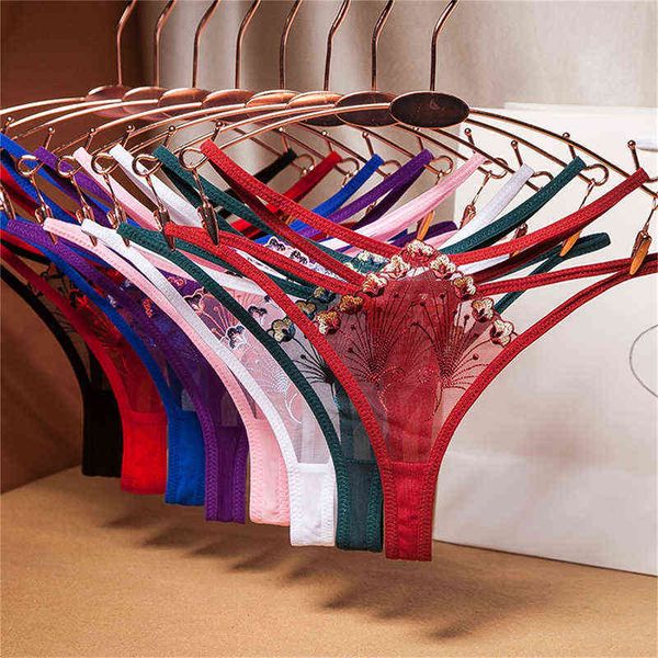 madam temptation lace thong exotic female net yarn low-rise t-pants underwear women g string panties lingerie w220324, Red;black
madam temptation lace thong exotic female net yarn low-rise t-pants underwear women g string panties lingerie w220324, Red;black