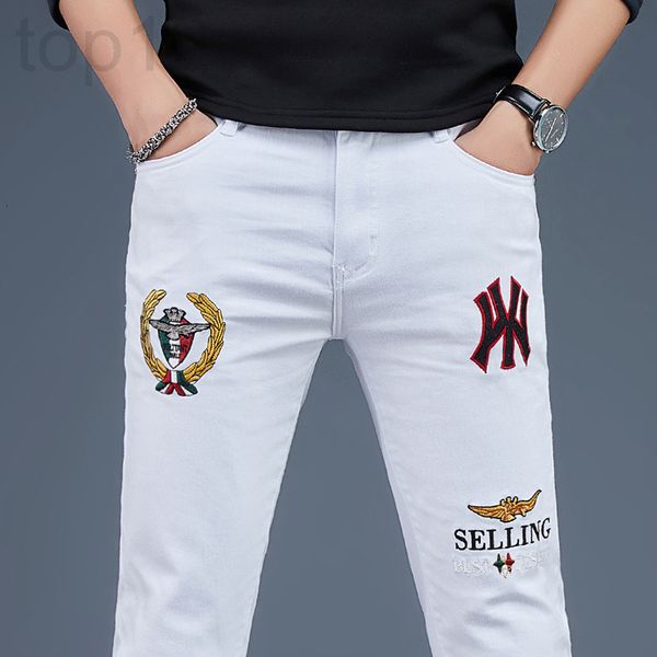men's jeans designer trendy white printed jeans men's 2022 new trend korean slim pants casual zwbw, Blue
men's jeans designer trendy white printed jeans men's 2022 new trend korean slim pants casual zwbw, Blue